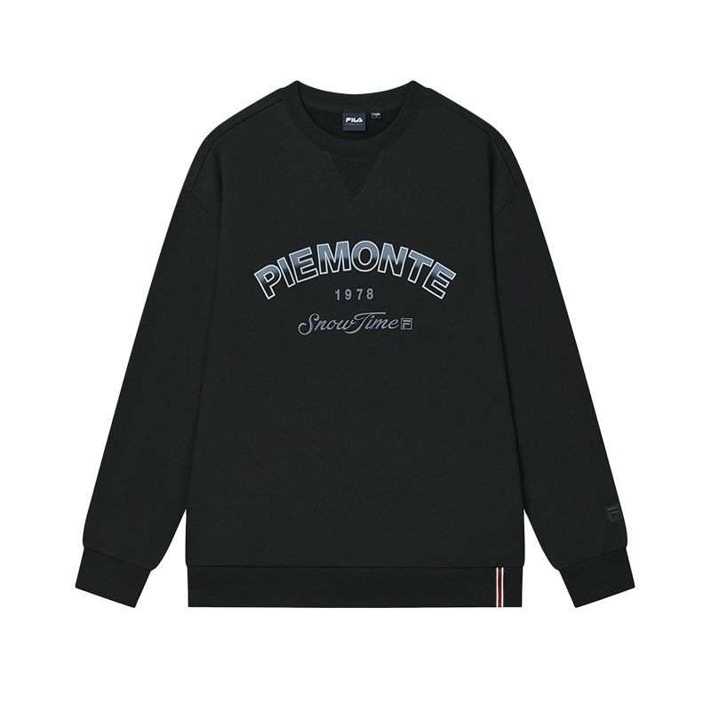 FILA ORIGINALE Casual Loose Round Neck With Fleece Lining Sweatshirt Men's