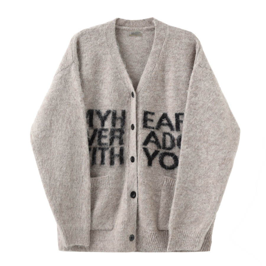 COLDSTONE COLDSTONE Sweaters Unisex Khaki V Neck Moderate Cardigan