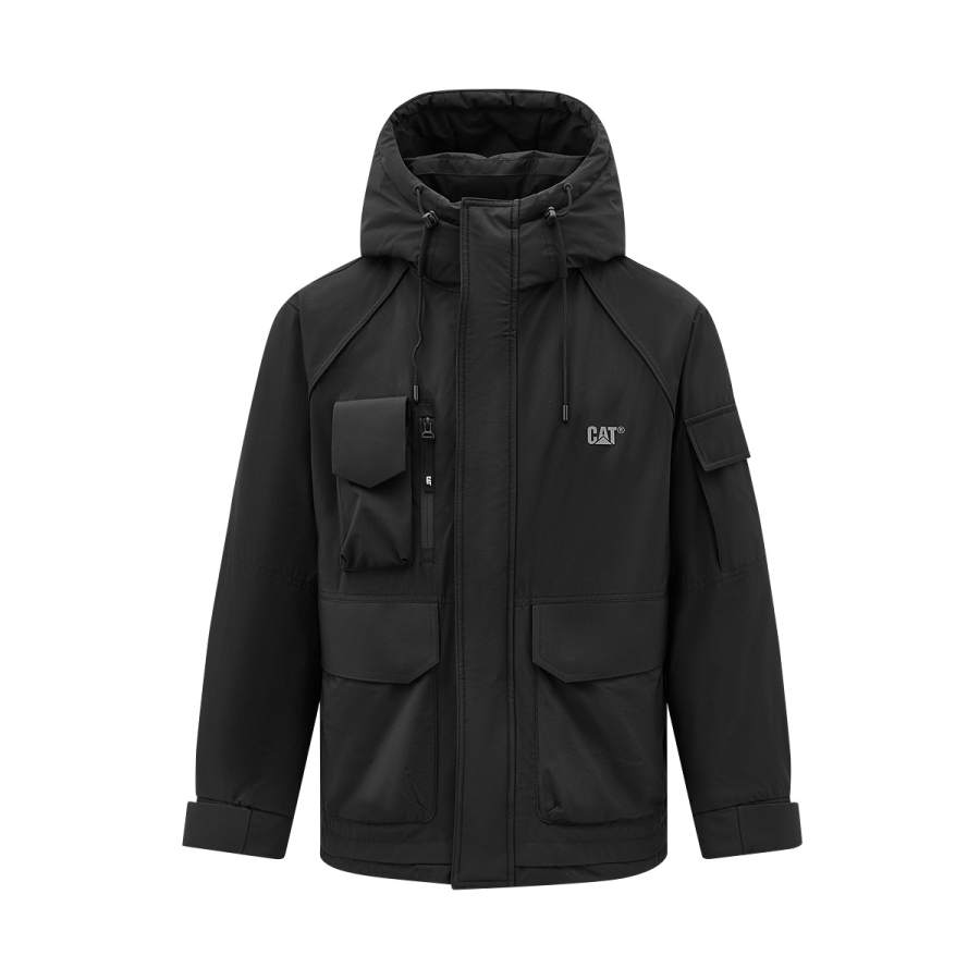 CAT CAT Down Jackets Men's Hooded Thickened Workwear