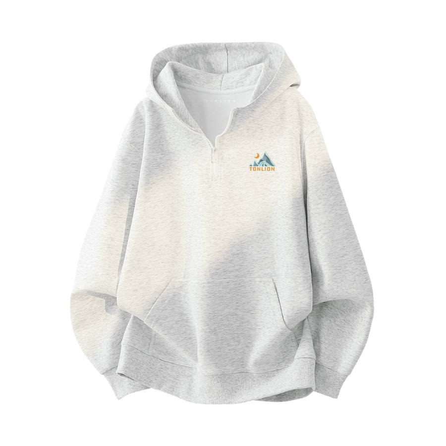Tonlion Sweatshirts Unisex Hooded Moderate Heavyweight
