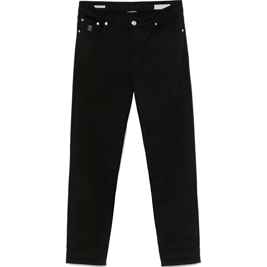 Brunello Cucinelli Brunello Cucinelli logo-embroidered jeans