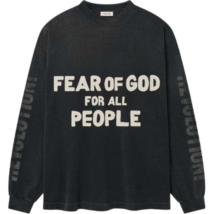 Fear Of God Logo Printed Sweashirt
