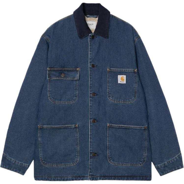 Carhartt Wip buttoned corduroy-collar jacket
