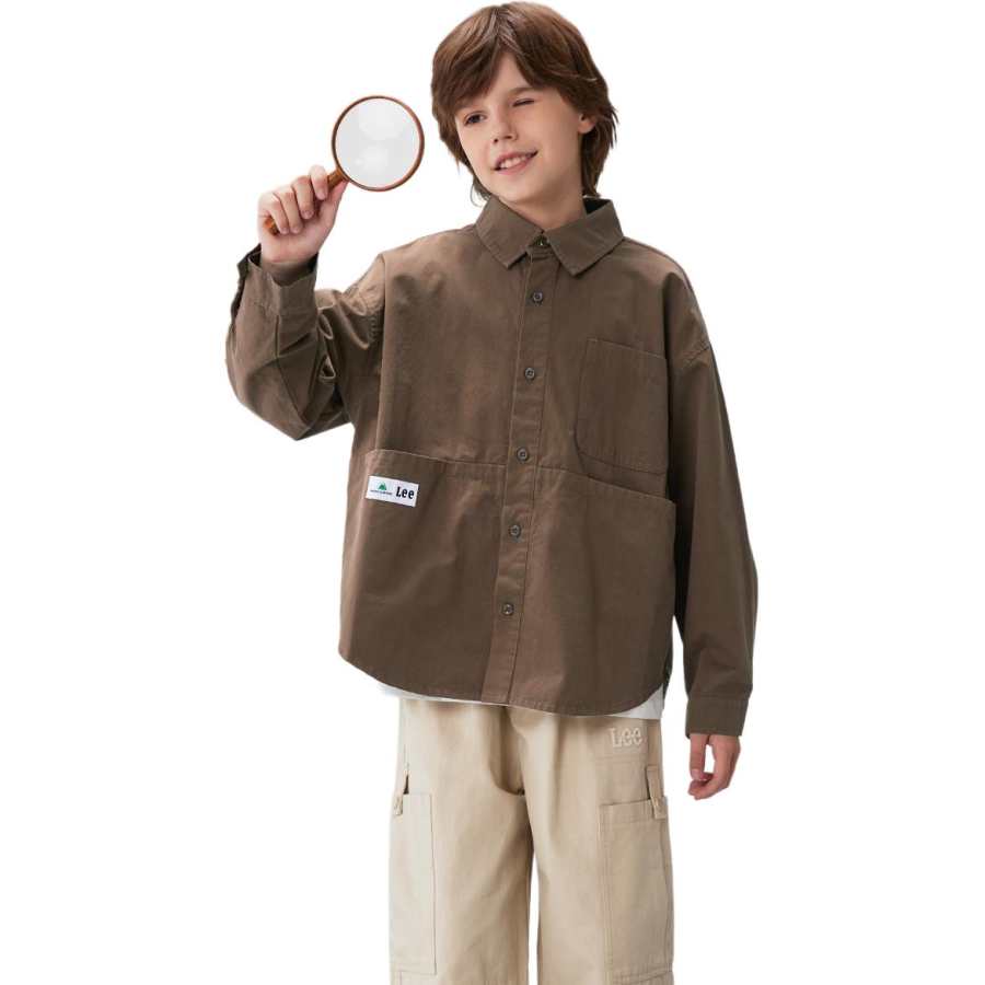 LEE KIDS Shirt Summer Spring Kids' Coffee