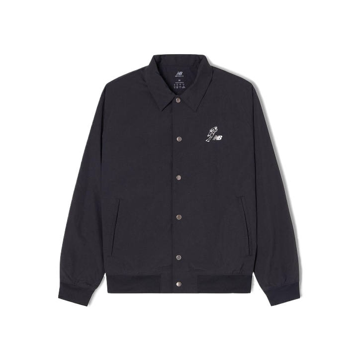New Balance New Balance Jackets Men's Black Lapel Thin Other