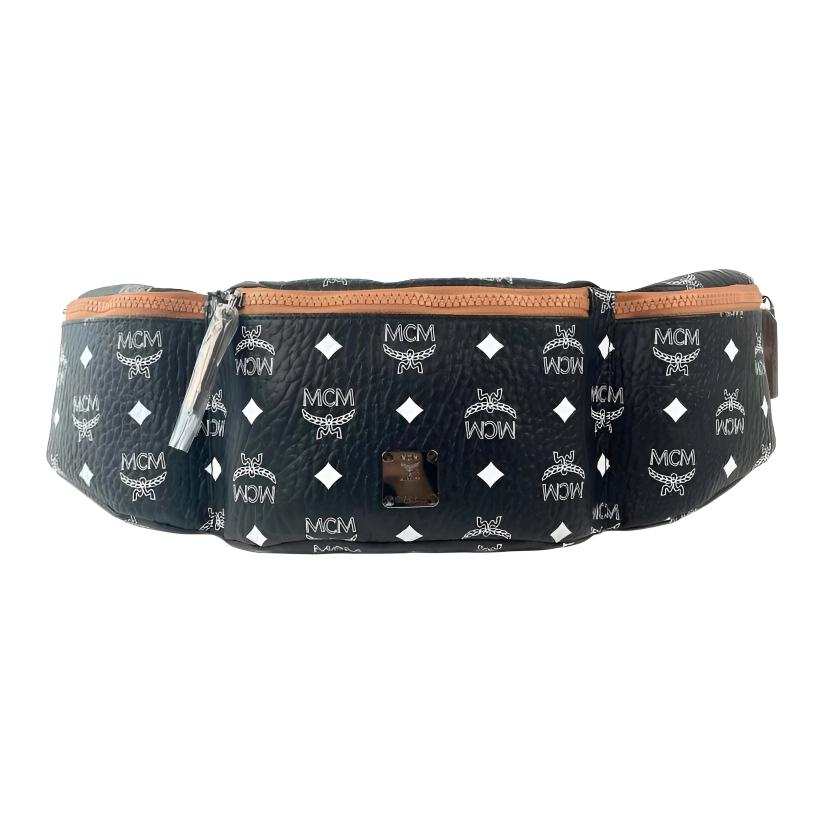 MCM MCM Canvas Fanny Pack Large Unisex Black