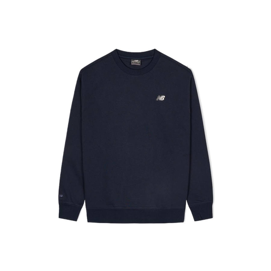 New Balance New Balance Sweatshirts Men's Marine Blue Crew Neck Moderate