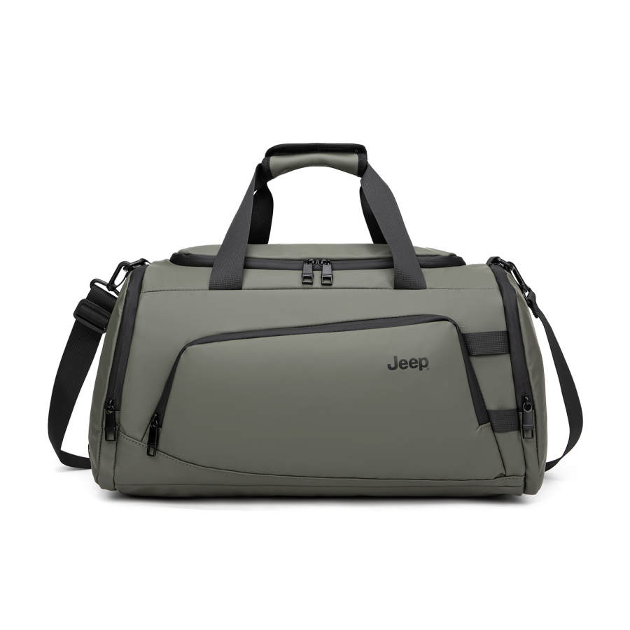 Jeep Membrana Dermalis Gym Bag Large Unisex Black/Gray/Green