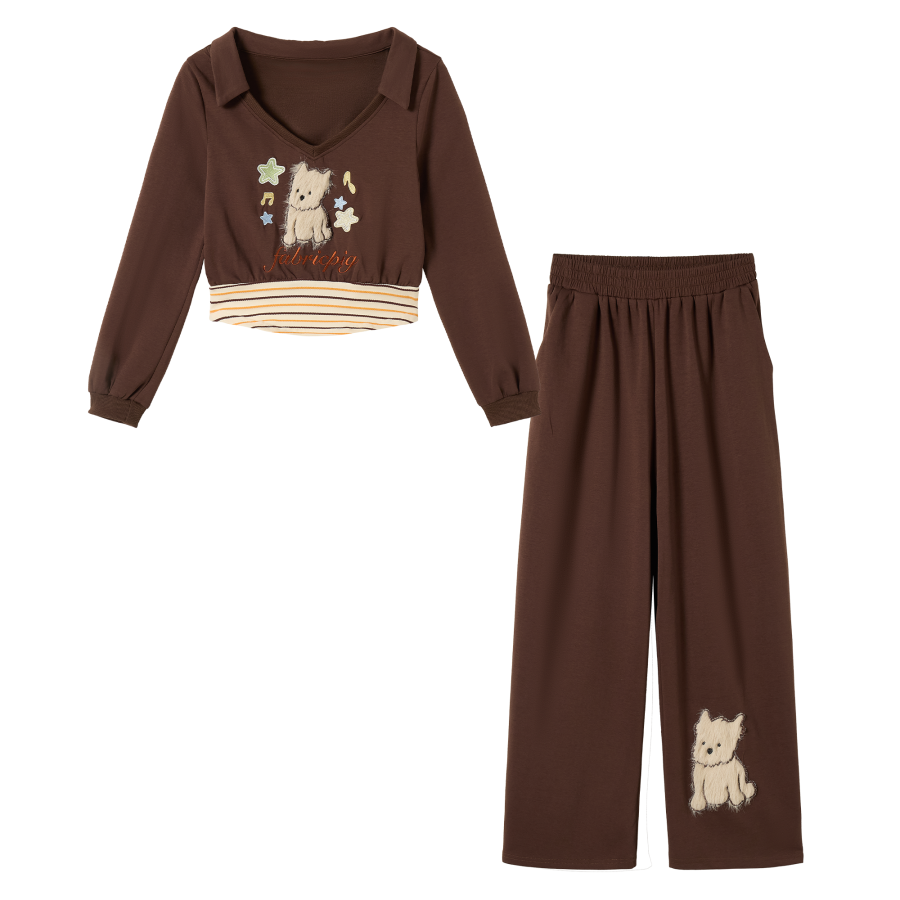 FABRIC PIG Casual Suits Women's V Neck Moderate