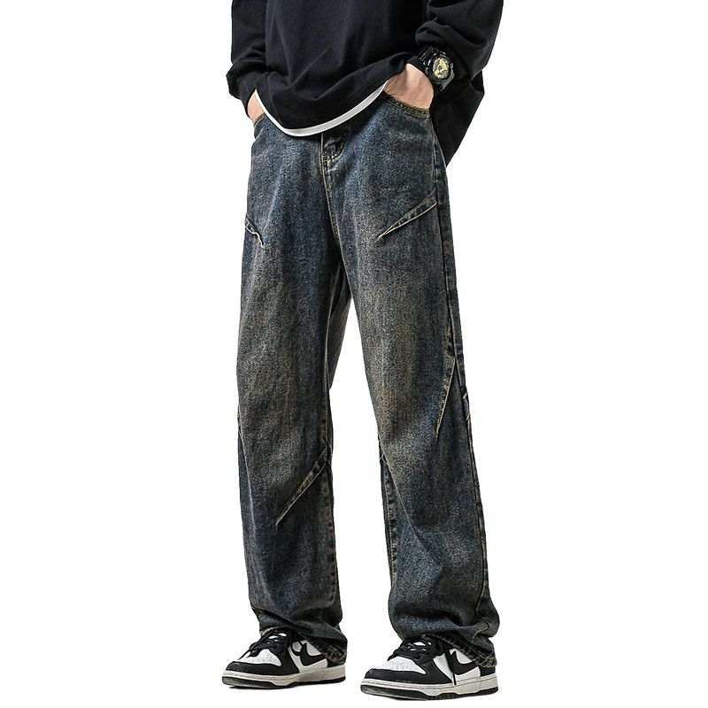 BALENO Jeans Unisex Thickened And Fleece Lined Straight Fit Pants
