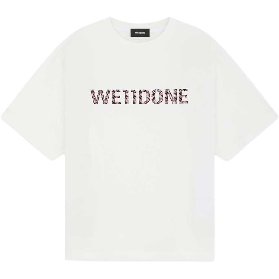 WE11DONE WE11DONE T Shirts Unisex White Crew Neck