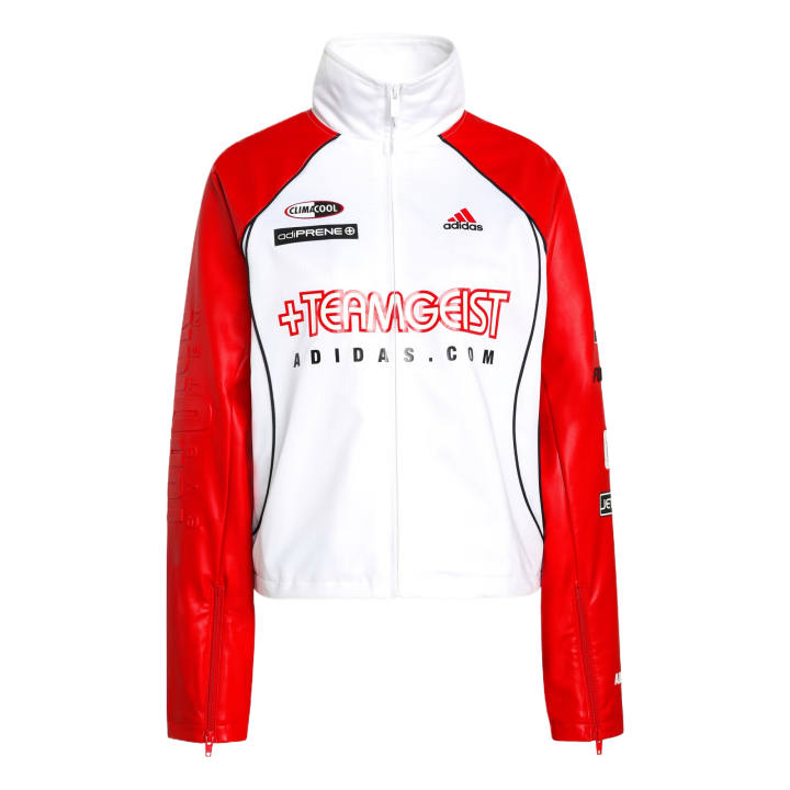 Adidas Adidas Jackets Women's White/Better Scarlet Turtleneck Moderate Other