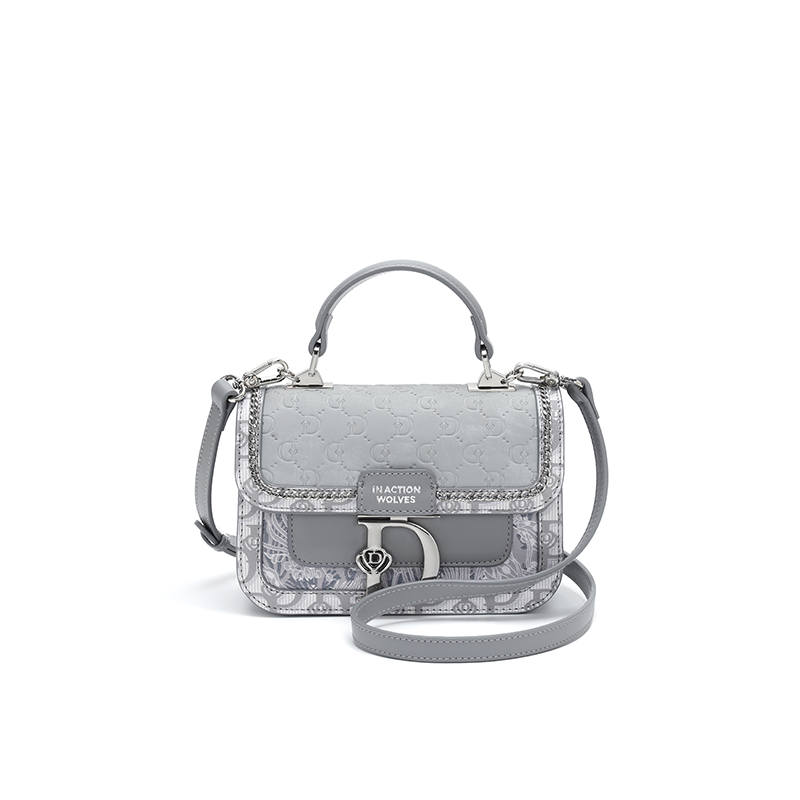 SEPTWOLVES Pu Handbag Regular Women's Gray