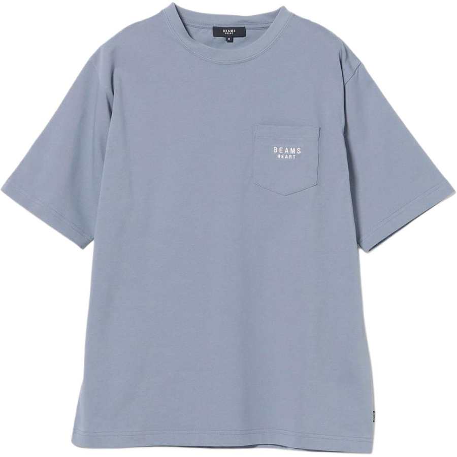 Beams Heart T Shirts Men's Crew Neck