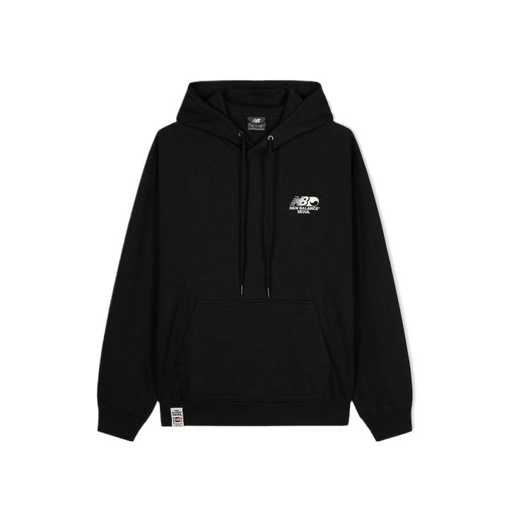 New Balance New Balance Sweatshirts Unisex Black Hooded Detachable Moderate