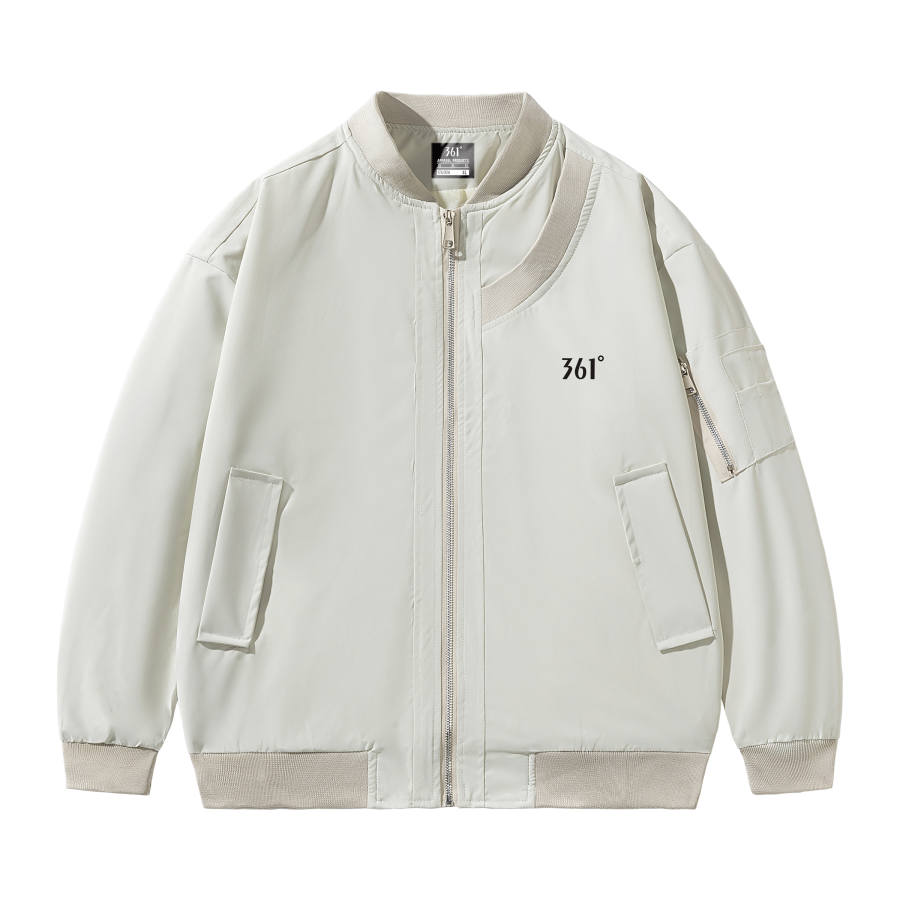 361° 361° Jackets Men's Wool White Baseball Collar Moderate Other