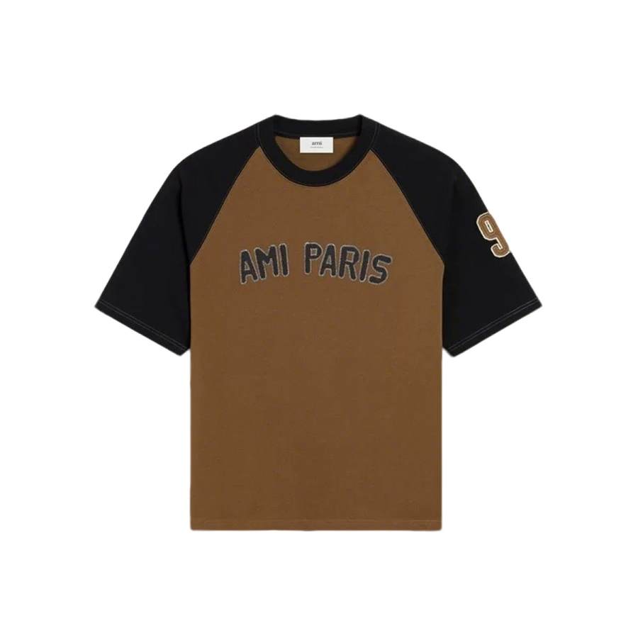 AMIPARIS Amiparis Logo Patch Crewneck T-Shirt