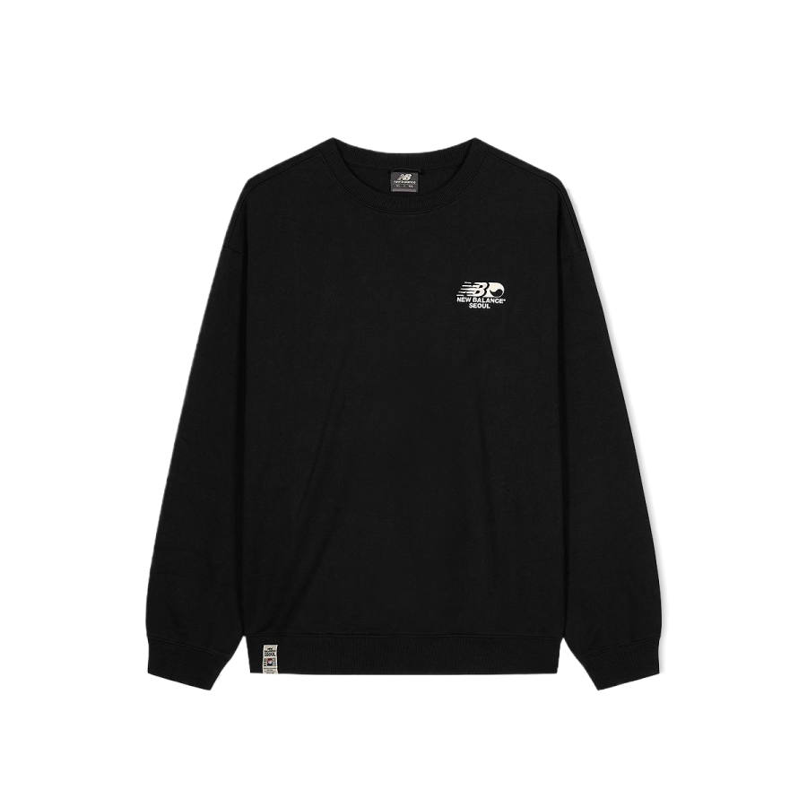 New Balance New Balance Sweatshirts Men's Black Crew Neck Moderate