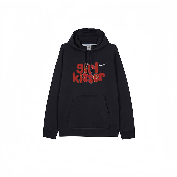 Nike Nike Sweatshirts Men's Black Hooded Thickened
