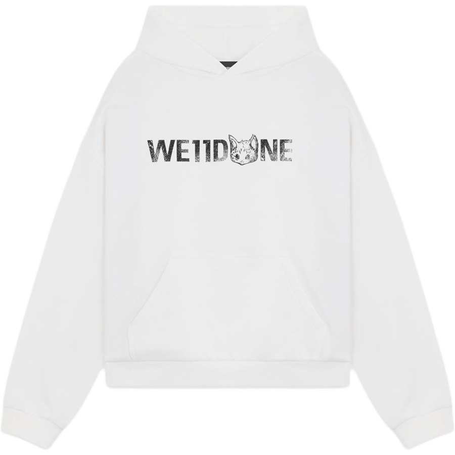 WE11DONE WE11DONE Logo print Hoodie