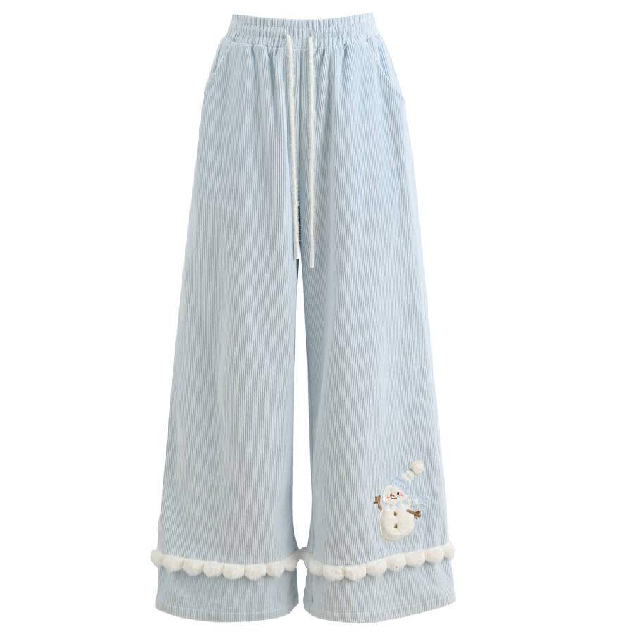 SNBL Casual Pants Women's Moderate Wide Leg Pants
