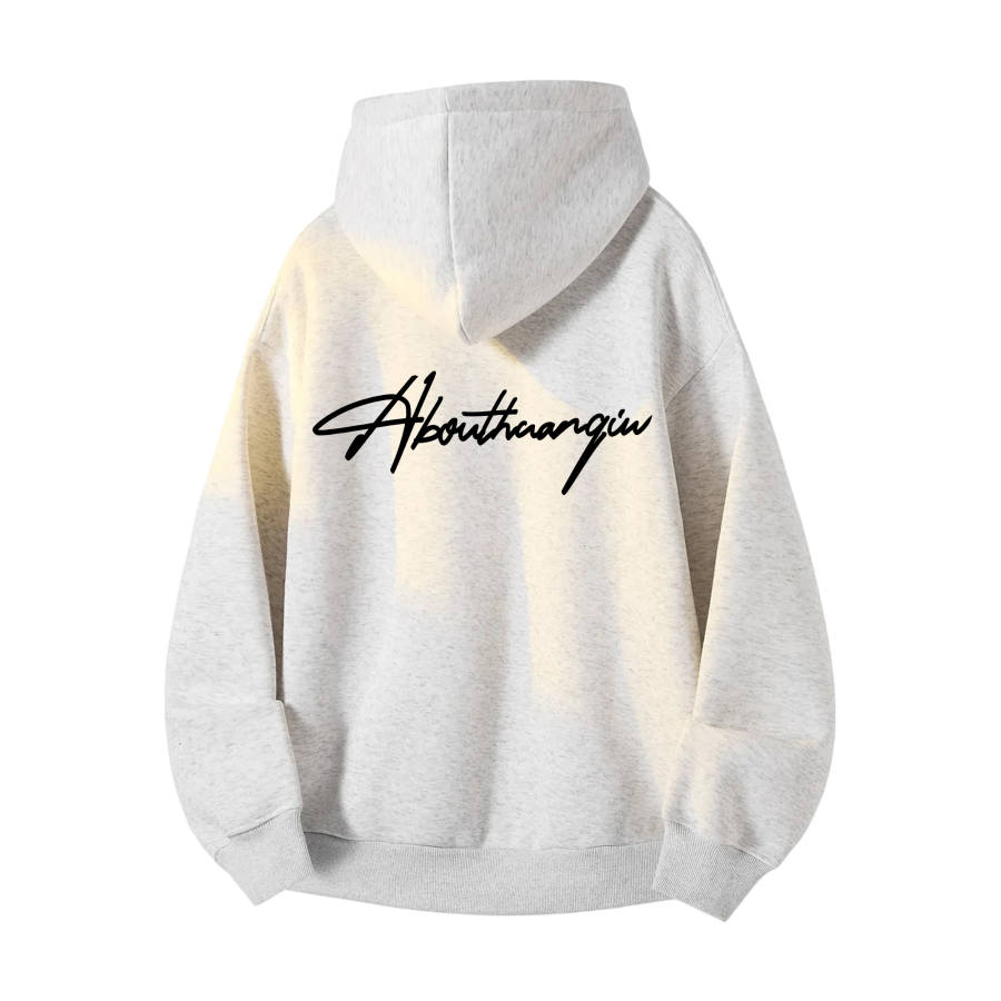 HUANQIU Sweatshirts Unisex Hooded Thickened Heavyweight