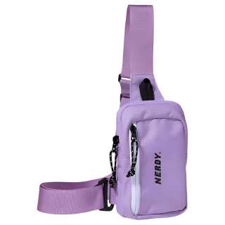 Nerdy Polyester Sling Bag Regular Unisex Purple