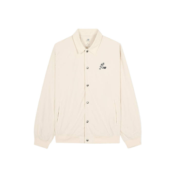 New Balance New Balance Jackets Men's Beige Lapel Thin Other