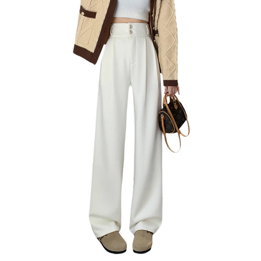 MIIOW Casual Pants Women's Thickened Wide Leg Pants