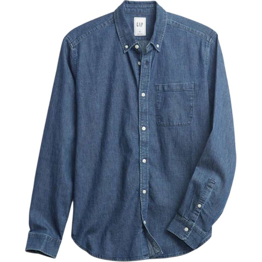 GAP GAP Shirts Men's Moderate Denim