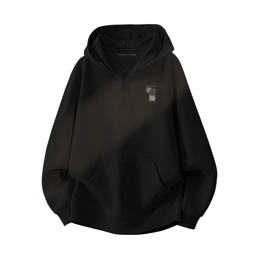 Tonlion Sweatshirts Unisex Hooded Moderate Heavyweight