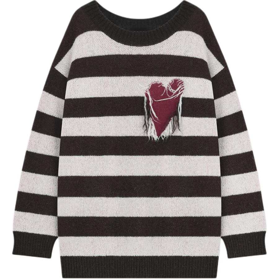 WE11DONE WE11DONE Sweaters Unisex Brown Crew Neck Moderate