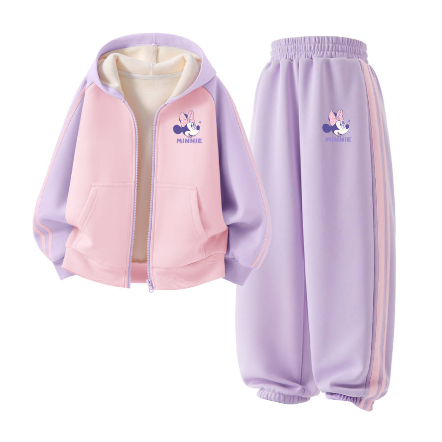 Disney Kids Casual Sportswear Hooded Thickness