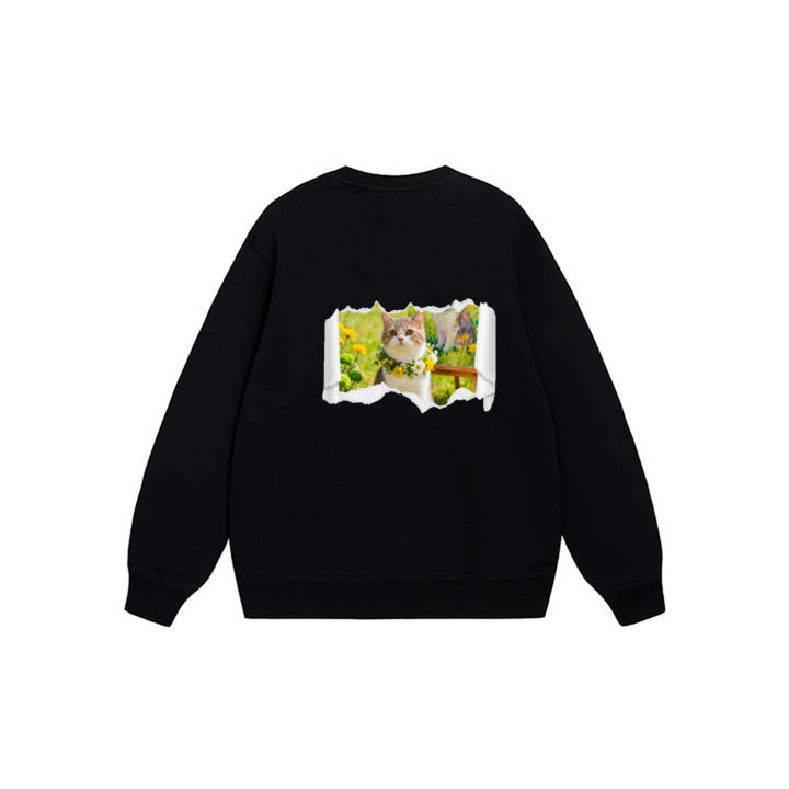 Nike Nike Sweatshirts Men's Black Crew Neck Moderate