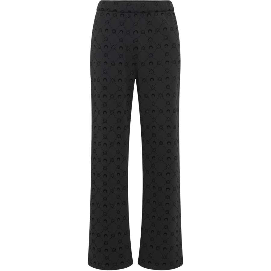 Marine Serre moon-logo fleece sweatpants