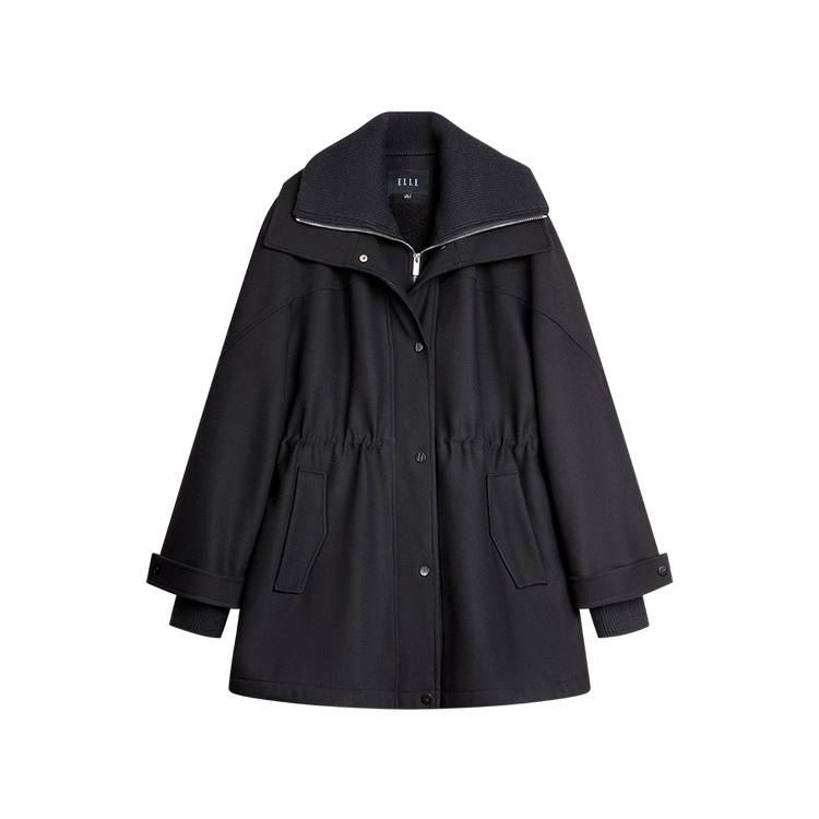 ELLE ELLE Parka Coats Women's Lapel Thickened