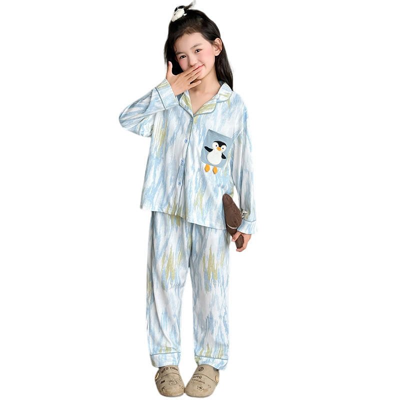 Lanza Loungewear Set Spring Fall Blue Teenagers