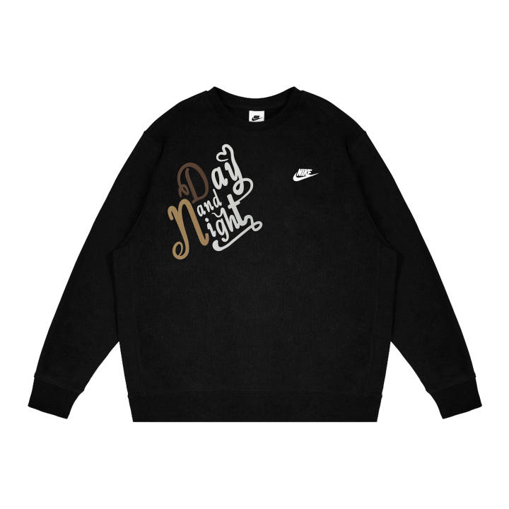 Nike Nike Sweatshirts Unisex Black Crew Neck Moderate Regular