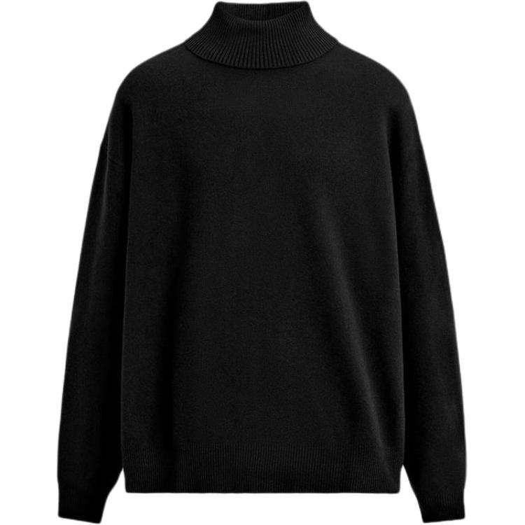 ZARA Knitwear Men's Black Turtleneck Moderate Other