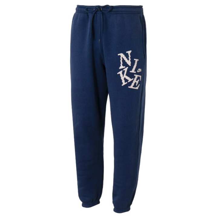 Nike Nike Knitted Sweatpants Men's Marine Blue Moderate Cuffed Pants