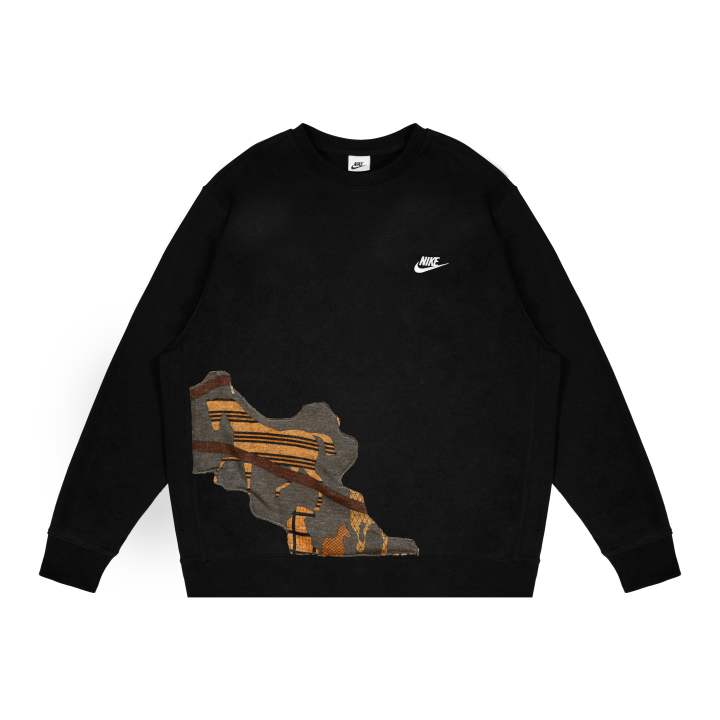 Nike Nike Sweatshirts Unisex Black Crew Neck Moderate Regular