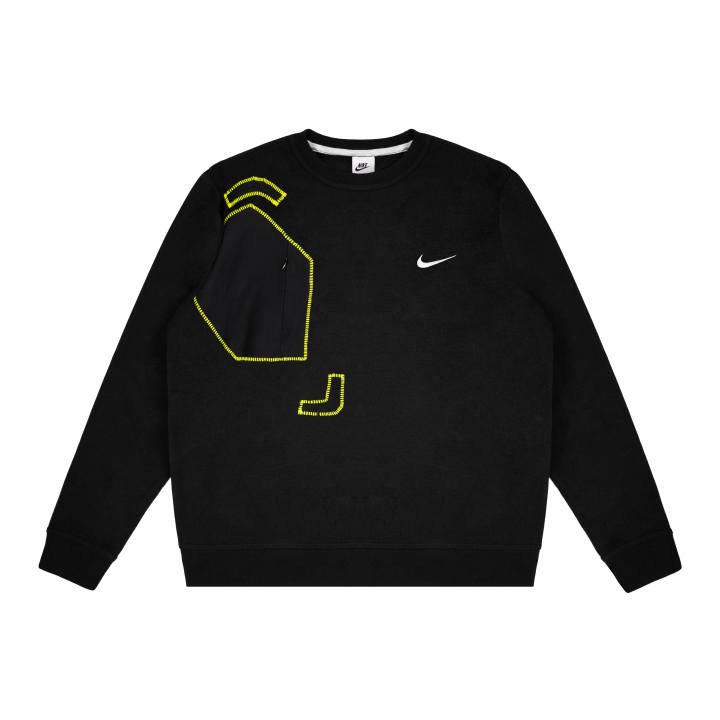 Nike Nike Sweatshirts Unisex Black Crew Neck Moderate Regular
