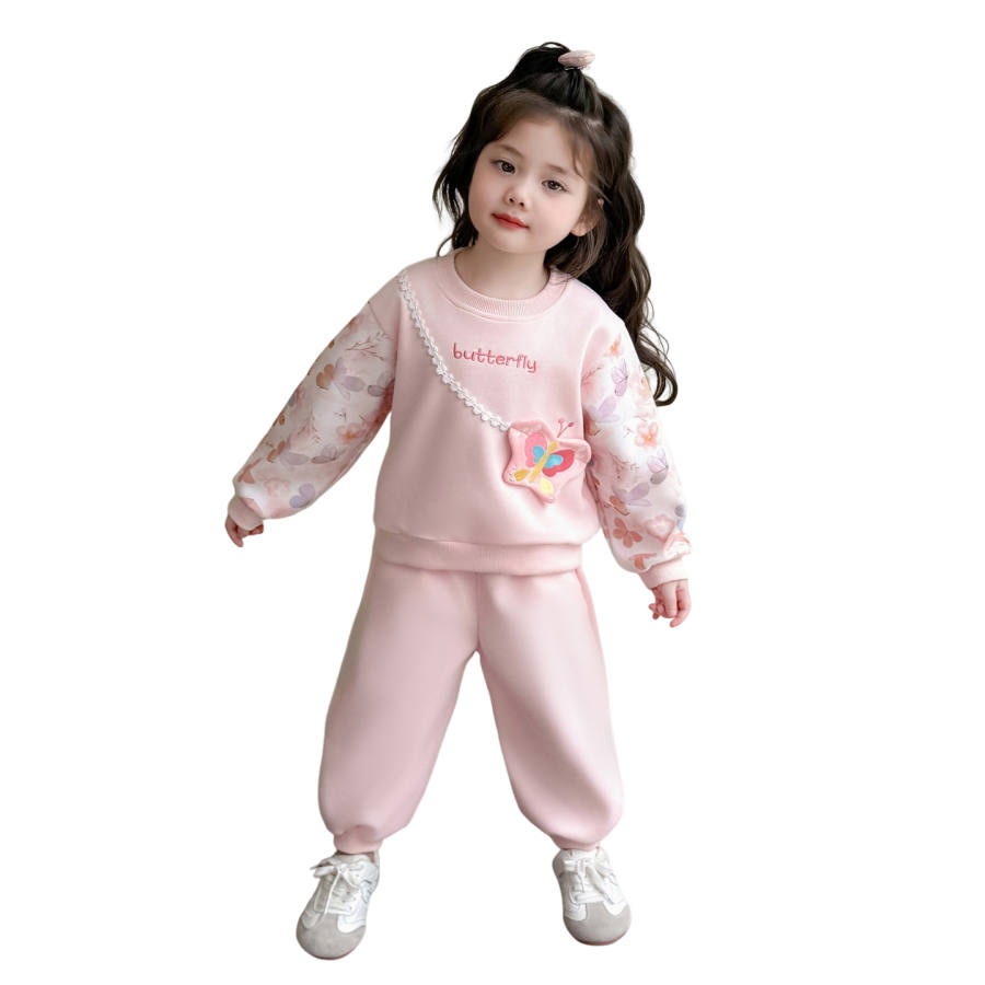 Lanza Casual Sportswear Spring Fall Pink Children Aged 3 7 Years Old