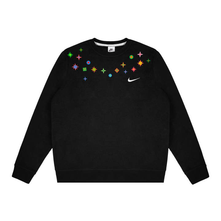Nike Nike Sweatshirts Unisex Black Crew Neck Moderate Regular