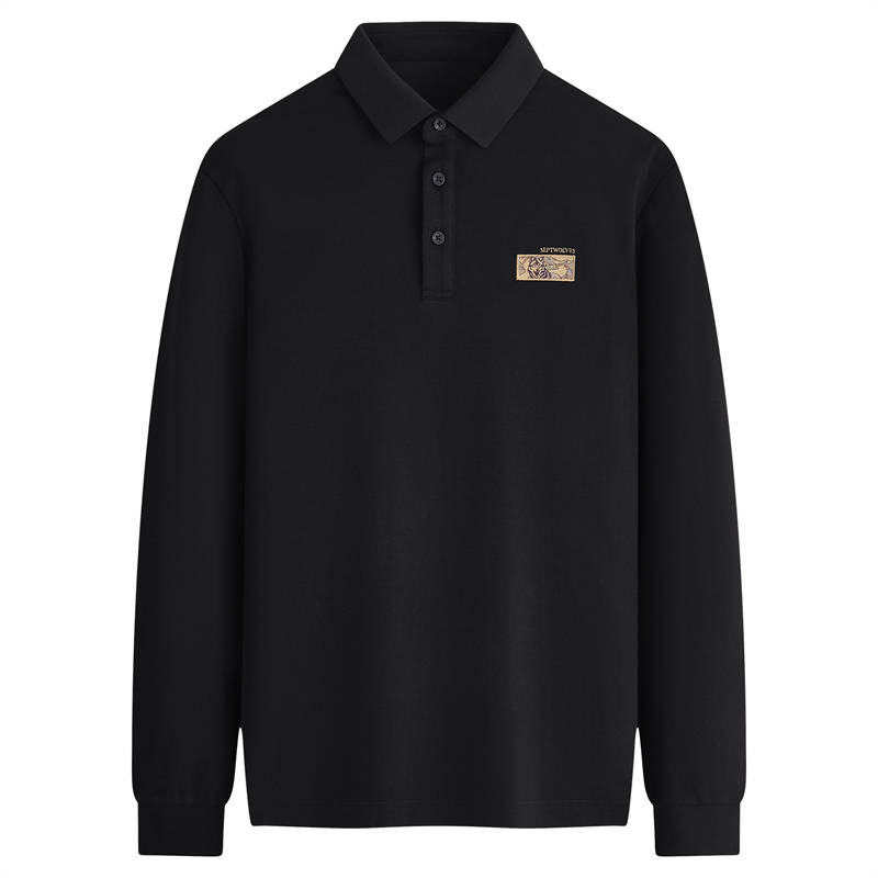 SEPTWOLVES Polo Shirts Men's Crew Neck Moderate