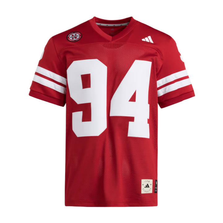 Adidas Adidas Nebraska Rugby Jersey Men's Red