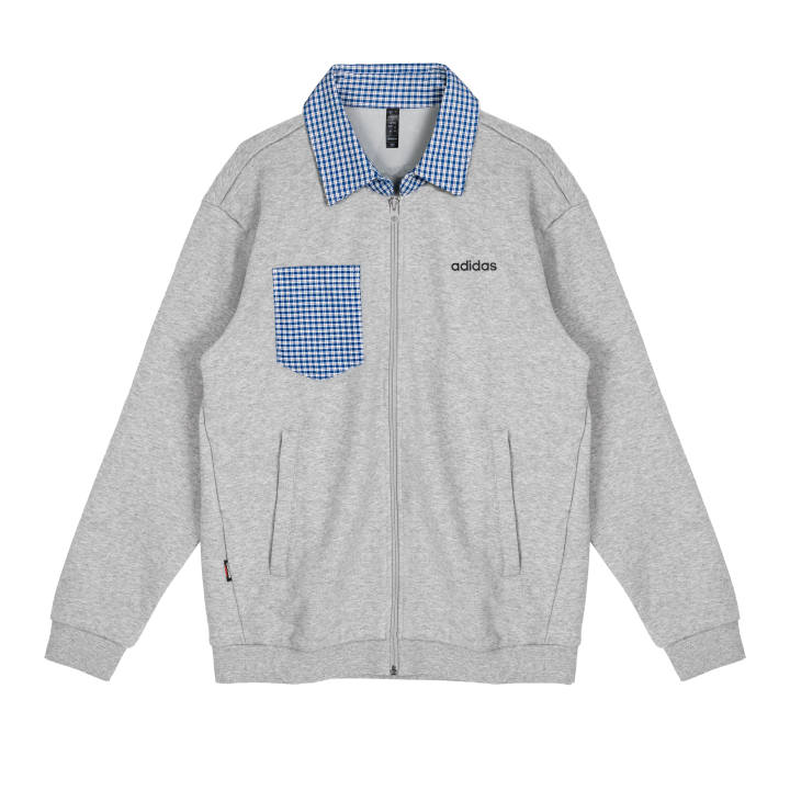 Adidas Adidas Jackets Unisex Gray Stand Collar Moderate