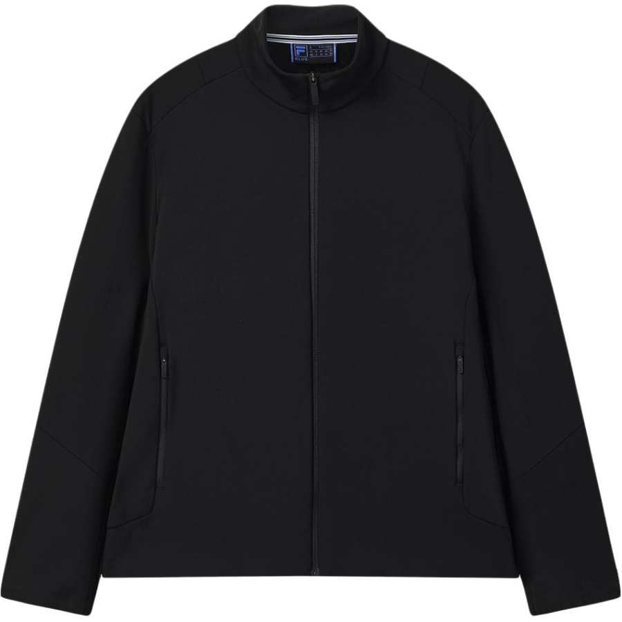FILA Jackets Men's Jet Black Stand Collar Moderate Other