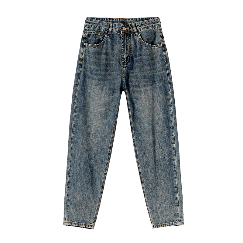 Jeep Jeans Unisex Gray Blue Moderate Straight Fit Pants