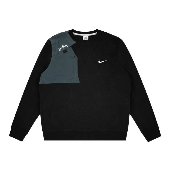 Nike Nike Dri Fit Sweatshirts Unisex Black Crew Neck Moderate Regular
